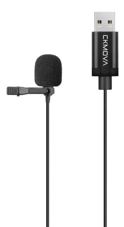 CKMOVA LUM4 USB Lavalier Microphone For Windows And Mac Computers
