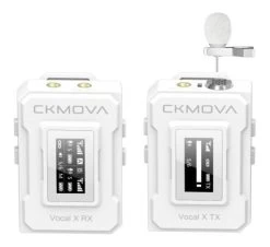 CKMOVA VOCAL X V1 Ultra-Compact 2.4GHz Wireless Microphone - White