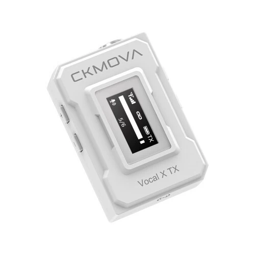 CKMOVA VOCAL X V1 Ultra-Compact 2.4GHz Wireless Microphone - White 7 CKMOVA VOCAL X V1 Ultra-Compact 2.4GHz Wireless Microphone - White - Image 5