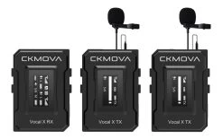 CKMOVA Vocal X V2 Ultra-Compact 2.4GHz Dual-Channel Wireless Microphone