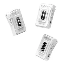 CKMOVA VOCAL X V2 2.4Ghz Ultra-Compact Dual-Channel Wireless Microphone - White 12 CKMOVA VOCAL X V2 2.4Ghz Ultra-Compact Dual-Channel Wireless Microphone - White -Music Equipment Store CKM Vocal X V2 W 4