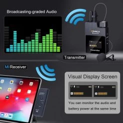 COMICA BoomX-D MI1 2.4G Digital Wireless Microphone System -Music Equipment Store CM CVM BoomX D MI 1 5