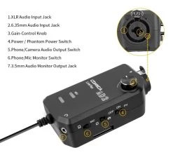 Comica LinkFlex AD2 Single-Channel Microphone And Guitar Interface 9 Comica LinkFlex AD2 Single-Channel Microphone And Guitar Interface -Music Equipment Store CM CVM LinkFlex AD2 2