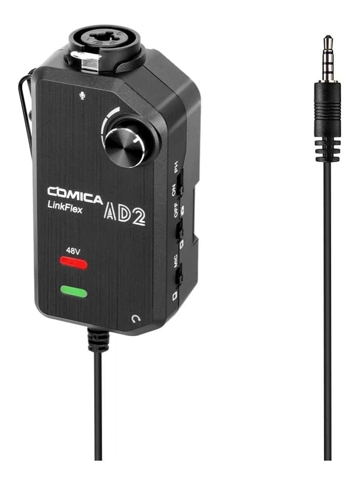 Comica LinkFlex AD2 Single-Channel Microphone And Guitar Interface 3 Comica LinkFlex AD2 Single-Channel Microphone And Guitar Interface