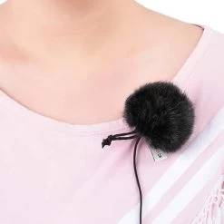 COMICA CVM-MF1 Microphone Wind Muff For Compact Lapel Lavalier Mics - Black -Music Equipment Store CM CVM MF1 2