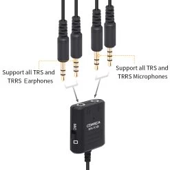 Comica SPX-TC-M 3.5mm TRS/TRRS Mics To USB-C Audio Adapter -Music Equipment Store CM CVM SPX TC M 3