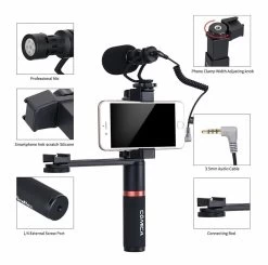 COMICA CVM-VM10-K4 Microphone With Clamp Handle And Connecting Rod -Music Equipment Store CM CVM VM10 K4 5