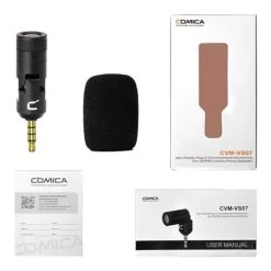 Comica CVM-VS07 Mini Flexible Plug-in Omnidirectional Microphone -Music Equipment Store CM CVM VS07 5