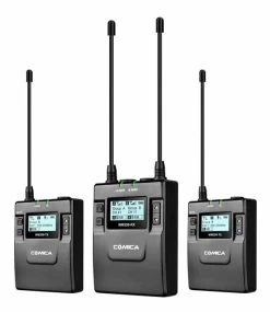 COMICA CVM-WM300 Portable Dual Wireless Microphone System - Dual Lavalier