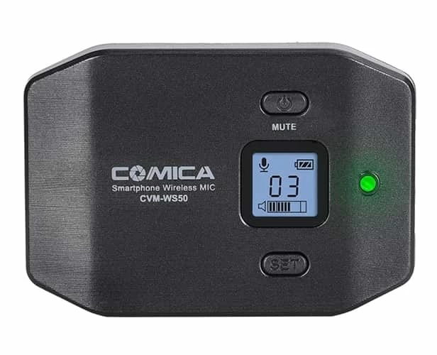 COMICA CVM-WS50 Smartphone Wireless Microphone System - Inc. Lavalier Mic 4 COMICA CVM-WS50 Smartphone Wireless Microphone System - Inc. Lavalier Mic - Image 2
