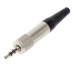 Cable Techniques CT-3.5TRS-DLX Deluxe 3.5mm TRS Locking Connector - Nickel