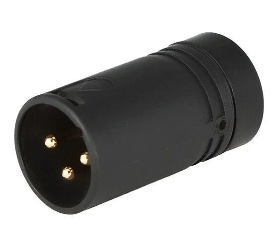 Cable Techniques CT-BX3M-K Low-Profile Right Angle Male XLR Connector - Black 3 Cable Techniques CT-BX3M-K Low-Profile Right Angle Male XLR Connector - Black