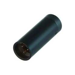 Cable Techniques CT-LPS-3M-K Low-Profile Right Angle 3-pin Male Mini XLR - Black