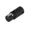 Cable Techniques CT-LPS-TA5-K LPS Low-Profile Right Angle TA5F Connector - Black -Music Equipment Store CT LPS TA5 K