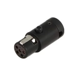 Cable Techniques CT-LPS-TA5-K LPS Low-Profile Right Angle TA5F Connector - Black
