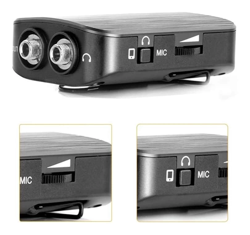 Comica CVM-D03-STC Dual Head Detachable Rechargeable Lavalier Microphone 4 Comica CVM-D03-STC Dual Head Detachable Rechargeable Lavalier Microphone - Image 2