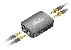 Comica CVM-D03-STC Dual Head Detachable Rechargeable Lavalier Microphone