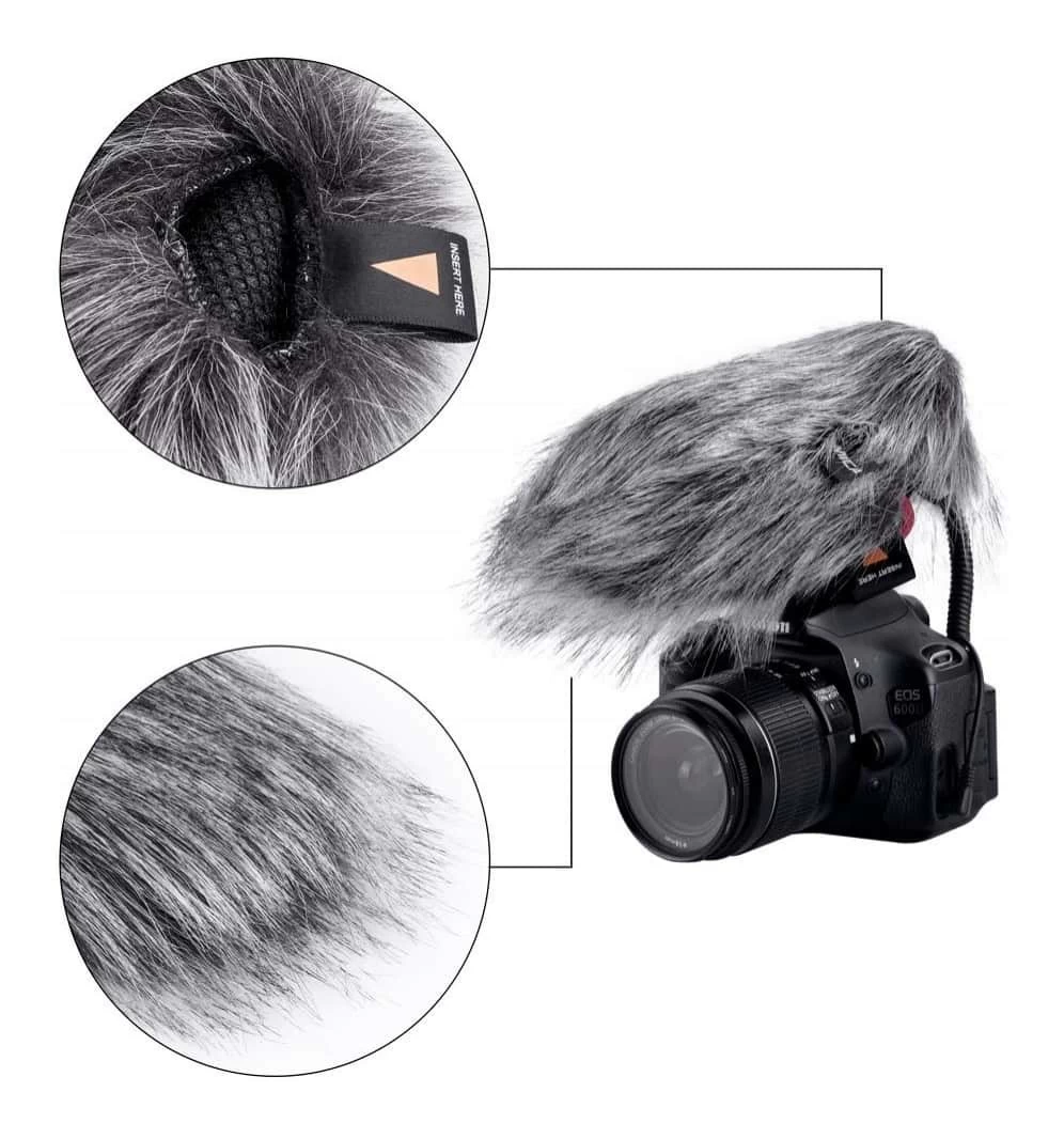 Comica CVM-MF2 Microphone Furry Windscreen For CVM-V30 LITE 5 Comica CVM-MF2 Microphone Furry Windscreen For CVM-V30 LITE - Image 3
