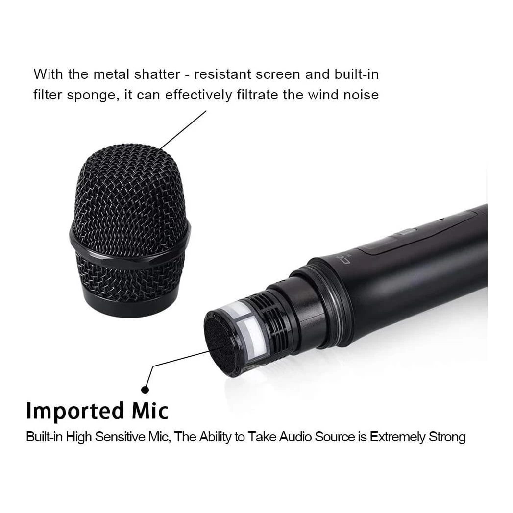 COMICA WM200/300HTX UHF Wireless Hand-Held Microphone 6 COMICA WM200/300HTX UHF Wireless Hand-Held Microphone - Image 4