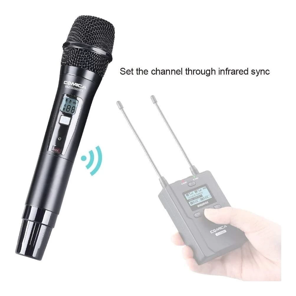 COMICA WM200/300HTX UHF Wireless Hand-Held Microphone 8 COMICA WM200/300HTX UHF Wireless Hand-Held Microphone - Image 6
