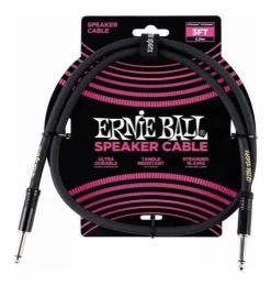 Ernie Ball 6071 3' Straight / Straight Speaker Cable