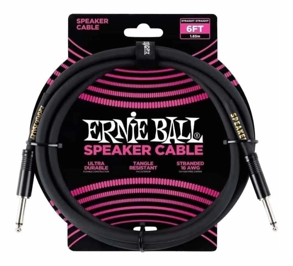 Ernie Ball 6072 6' Straight / Straight Speaker Cable 3 Ernie Ball 6072 6' Straight / Straight Speaker Cable