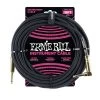 Ernie Ball 18ft Braided Instrument Cable Lead - Black -Music Equipment Store EB 6086