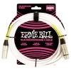 Ernie Ball 6389 20' XLR Microphone Cable - White -Music Equipment Store EB 6389