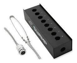 8 Channel Compact Slim-Line Empty Stage Box