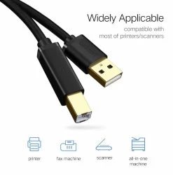 UGREEN USB Type A To USB Type B Cable - 3m -Music Equipment Store GC 10351 3