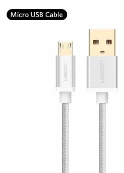 UGREEN Micro USB To USB 2.0 A Male Cable Android Charger Cord White - 2m -Music Equipment Store GC 10850 2