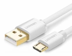 UGREEN Micro USB To USB 2.0 A Male Cable Android Charger Cord White - 2m