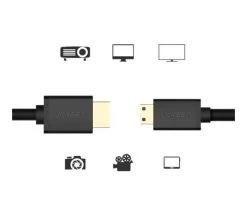 UGREEN 11167 4K Mini HDMI Male To HDMI Male Cable - 1.5m -Music Equipment Store GC 11167 4