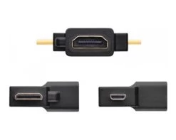 UGREEN 20144 Micro HDMI + Mini HDMI Male To HDMI Female Adapter 7 UGREEN 20144 Micro HDMI + Mini HDMI Male To HDMI Female Adapter -Music Equipment Store GC 20144 2