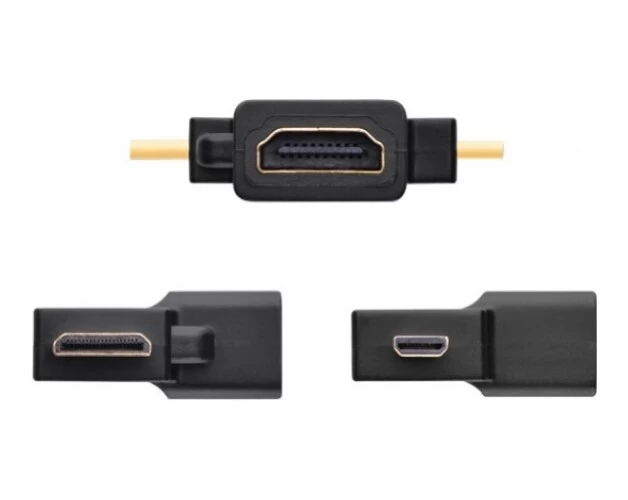 UGREEN 20144 Micro HDMI + Mini HDMI Male To HDMI Female Adapter 5 UGREEN 20144 Micro HDMI + Mini HDMI Male To HDMI Female Adapter - Image 3
