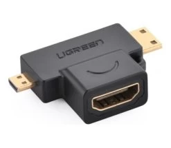UGREEN 20144 Micro HDMI + Mini HDMI Male To HDMI Female Adapter