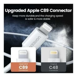 UGREEN MFi Fast Charging Lightning Cable - White - 1m 11 UGREEN MFi Fast Charging Lightning Cable - White - 1m -Music Equipment Store GC 20728 3