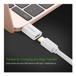 UGREEN Micro USB 5pin To Type C USB 3.1 Male Adapter - White -Music Equipment Store GC 30154 5