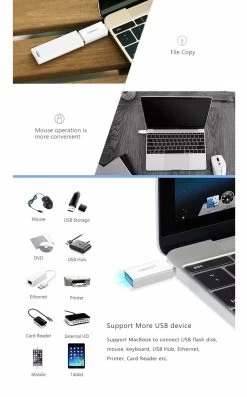 UGREEN USB 3.1 Type C Superspeed Male To USB 3.0 Type A Female Adapter 12 UGREEN USB 3.1 Type C Superspeed Male To USB 3.0 Type A Female Adapter -Music Equipment Store GC 30155 4