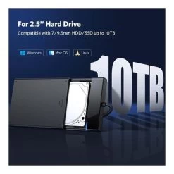 UGREEN 30847 2.5" External USB 3.0 HDD And SSD SATA Hard Drive Enclosure -Music Equipment Store GC 30847 4