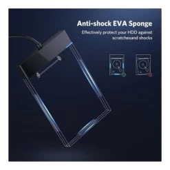 UGREEN 30847 2.5" External USB 3.0 HDD And SSD SATA Hard Drive Enclosure -Music Equipment Store GC 30847 5