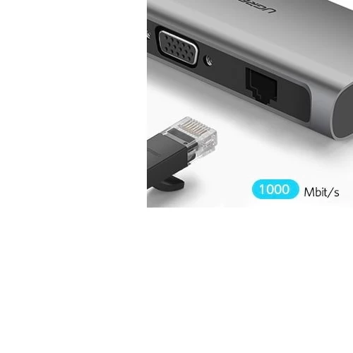 UGREEN Type C USB 3.0 Multiport Hub For Apple MacBook 5 UGREEN Type C USB 3.0 Multiport Hub For Apple MacBook - Image 3