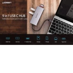 UGREEN Type C USB 3.0 Multiport Hub For Apple MacBook 12 UGREEN Type C USB 3.0 Multiport Hub For Apple MacBook -Music Equipment Store GC 40873 4