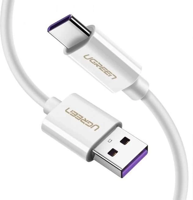 UGREEN 40888 USB-C To USB-A Fast Charging Cable 1m - White 4 UGREEN 40888 USB-C To USB-A Fast Charging Cable 1m - White - Image 2