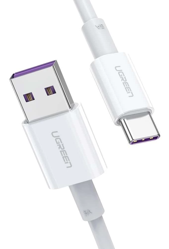 UGREEN 40888 USB-C To USB-A Fast Charging Cable 1m - White 3 UGREEN 40888 USB-C To USB-A Fast Charging Cable 1m - White