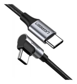 UGREEN US255 USB-C To USB-C Right Angle Fast Charging Cable - 1m