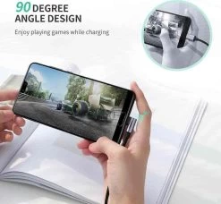 UGREEN US284 18W Right Angle USB-C To USB-A Cable - 2m -Music Equipment Store GC 50942 2