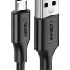 UGREEN Micro USB 2.0 Male To USB Male Cable - Black - 50cm -Music Equipment Store GC 60135