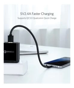 UGREEN Micro USB 2.0 Male To USB Male Cable - Black - 50cm -Music Equipment Store GC 60135 3