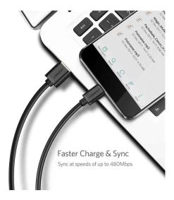 UGREEN Micro USB 2.0 Male To USB Male Cable - Black - 50cm -Music Equipment Store GC 60135 5